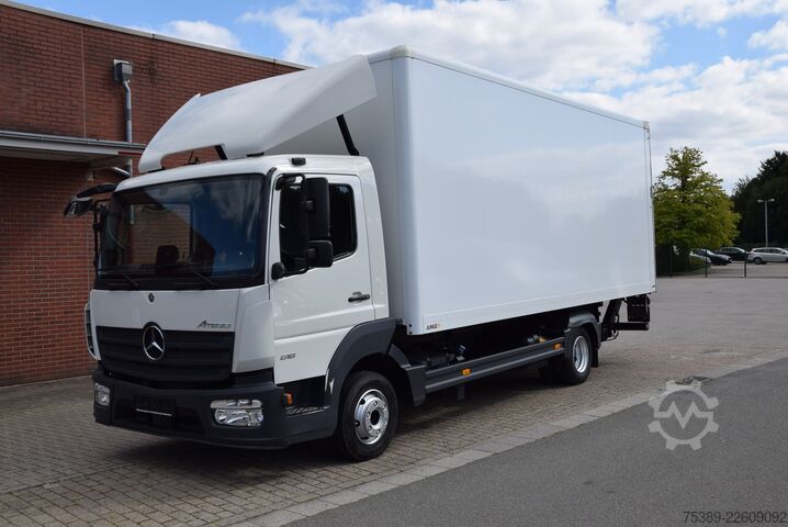 Box van Mercedes-Benz Atego II  818 Koffer LBW 1500KGAutomatik Tempo