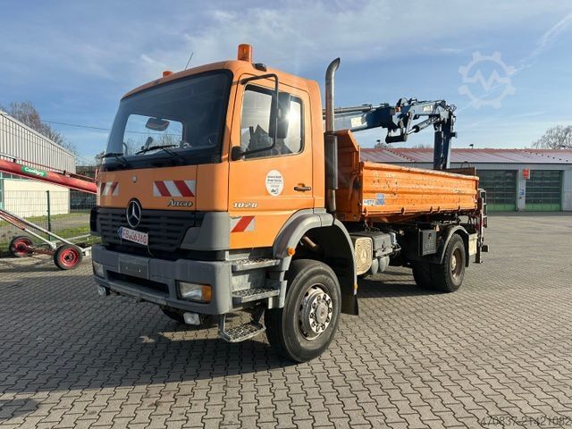 Basculantă MERCEDES-BENZ Atego 1828 BB 4x4 / MKG 140 + Funk