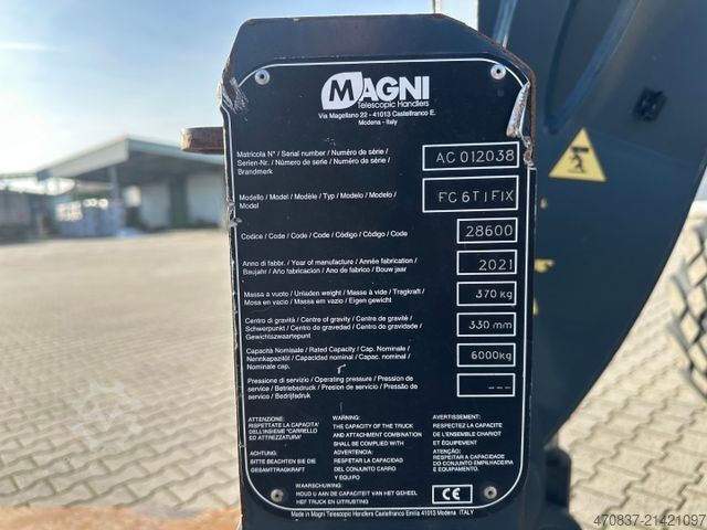 Teleskoparmstapler MAGNI Magni TH 6.10 / 4x4x4 / Funk / 6.000 kg