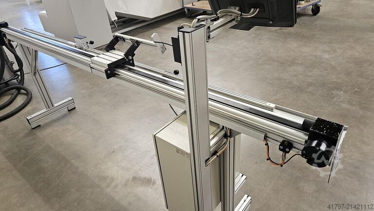 Tope de longitud Hecht Positiomat 525 con calibrador de vidrio. Hecht Positiomat 525