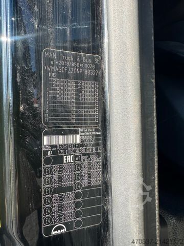 Faházszállító teherautó MAN TGX 26.580 6x4 / Kurzholz / Tajfun 150Z96