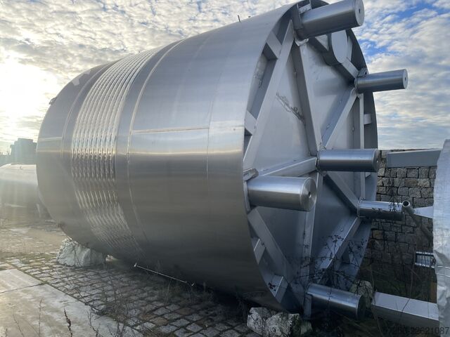 Lagertank 35m³ heated stainless steel tank 