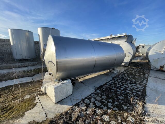 Tárolótartály 14m3 stainless steel tank with agitator 