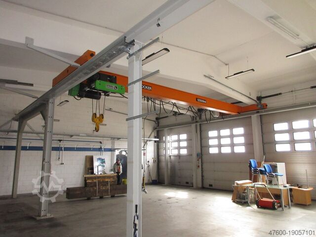 Kranhimmel Kran Hallenkran Kranbahn Stahl Stocker Portalkran Brückenkran 9m Kran Seilzug 12,5t 12500Kg L 15 x B 9,5m