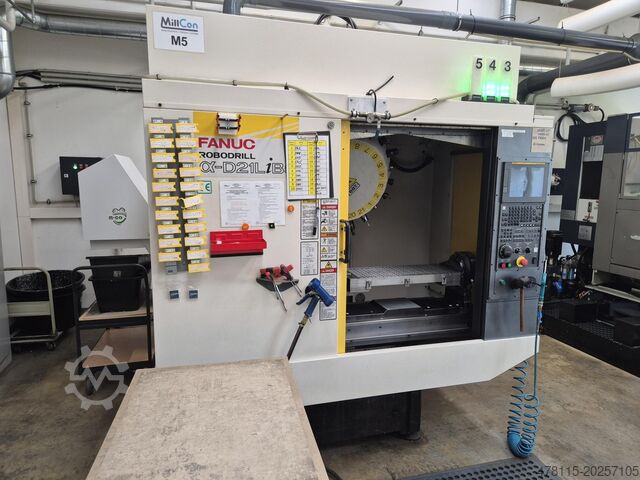 Vertikal bearbetningscentrum Fanuc Robodrill Alpha-D21LiB5