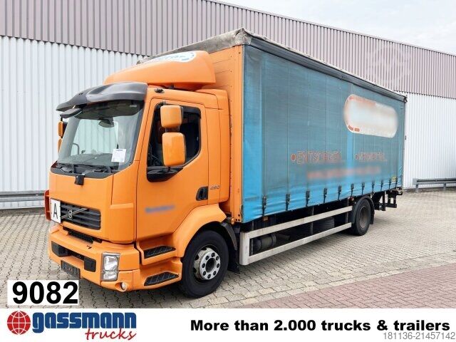 Camion plateau Volvo FL 290 4x2, Edscha, LBW MBB