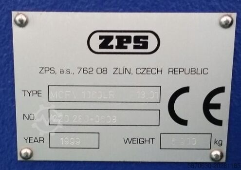Vertikales Bearbeitungszentrum ZPS Czechy MCV 1060 LR