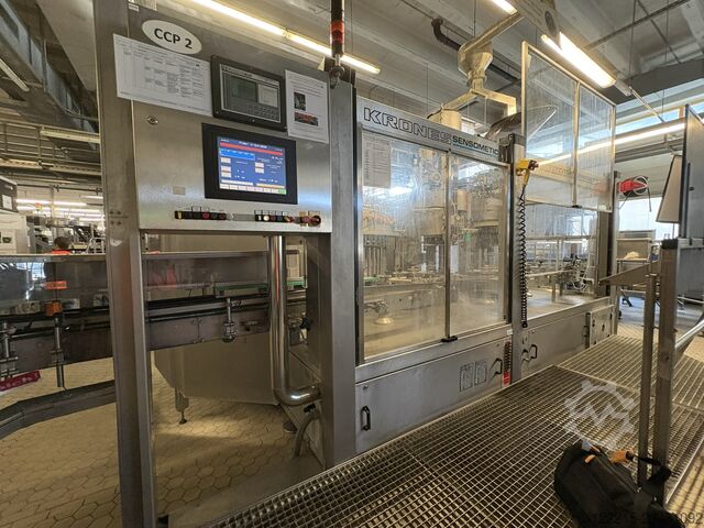 Krones, Profipack, Heuft, Robopac línea de embotellado para botellas de vidrio retornables (1998) Krones, Profipack Abfülllinie für Glasflaschen (Mehrweg)