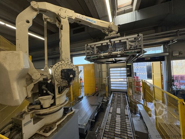 Krones, Profipack, Heuft, Robopac línea de embotellado para botellas de vidrio retornables (1998) Krones, Profipack Abfülllinie für Glasflaschen (Mehrweg)