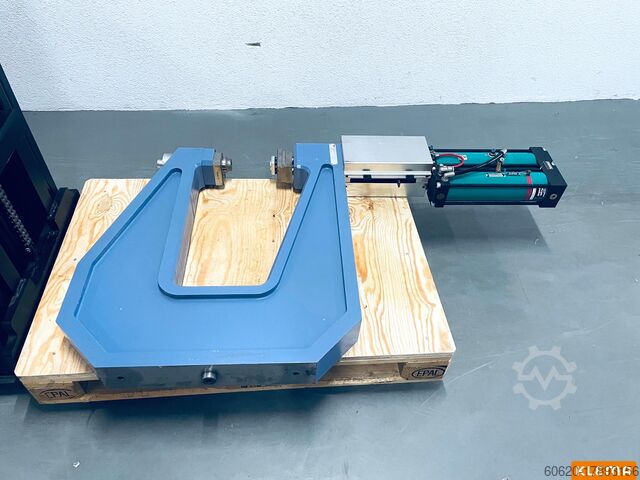 Helyhez kötött hidropneumatikus szorító fogó Tox Pressotechnik K 08.00.150.05