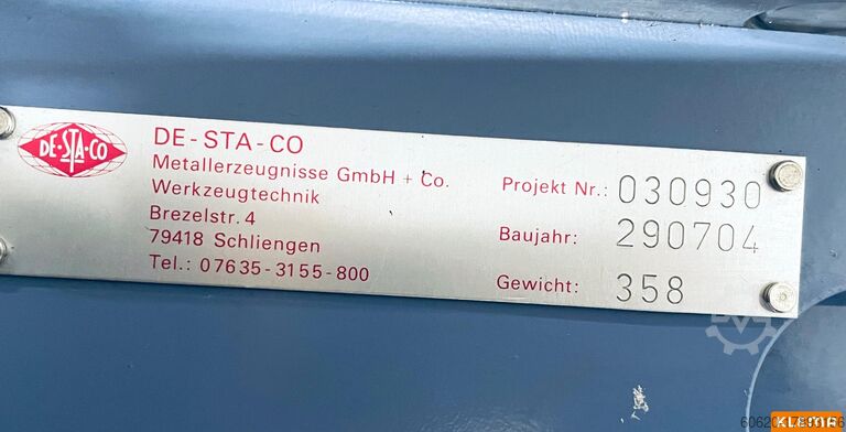 Helyhez kötött hidropneumatikus szorító fogó Tox Pressotechnik K 08.00.150.05