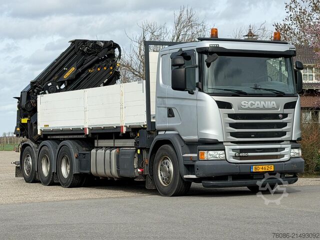 Kranwagen Scania G450 8x4 triple, PALFINGER PK92002 (92tm) FLYJI...