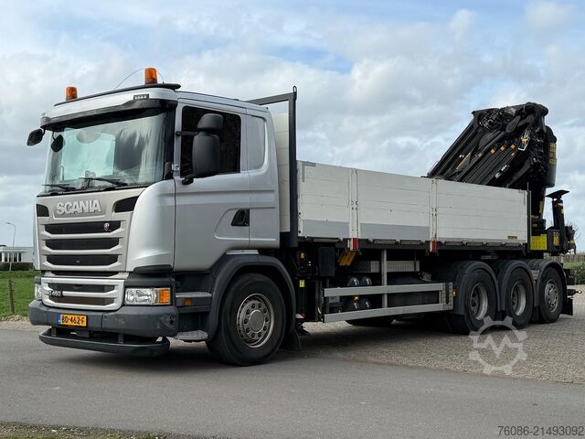 Kranwagen Scania G450 8x4 triple, PALFINGER PK92002 (92tm) FLYJI...