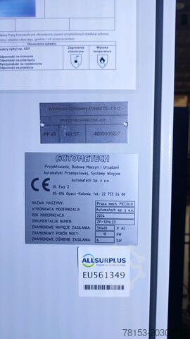 Excentrikus sajtó BALCONI MTRS.L
