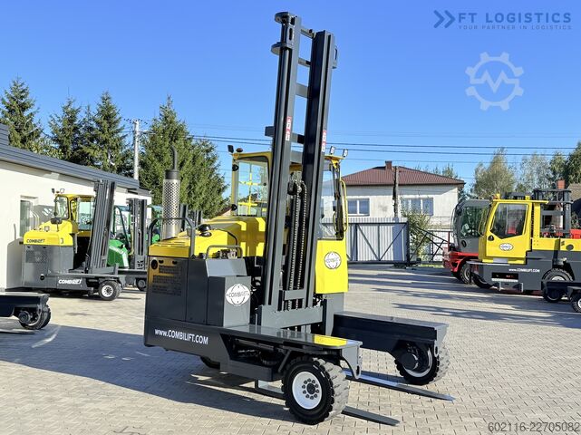 Carretilla retráctil de 4 vías Combilift C5000XL GAS DUPLEX 6000MM POSITIONER