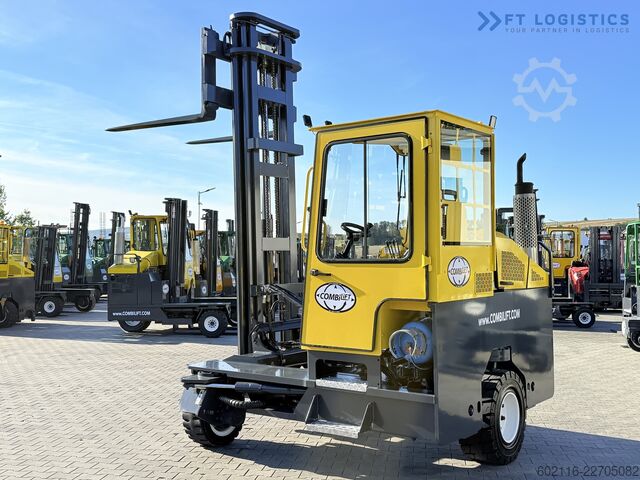 Carretilla retráctil de 4 vías Combilift C5000XL GAS DUPLEX 6000MM POSITIONER