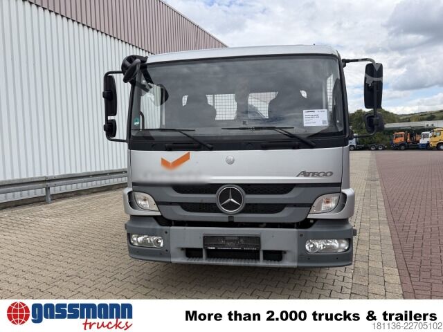 Pick-up varevogn Mercedes-Benz Atego 822 L 4x2 mit Heckkran MKG HLK76-a2,