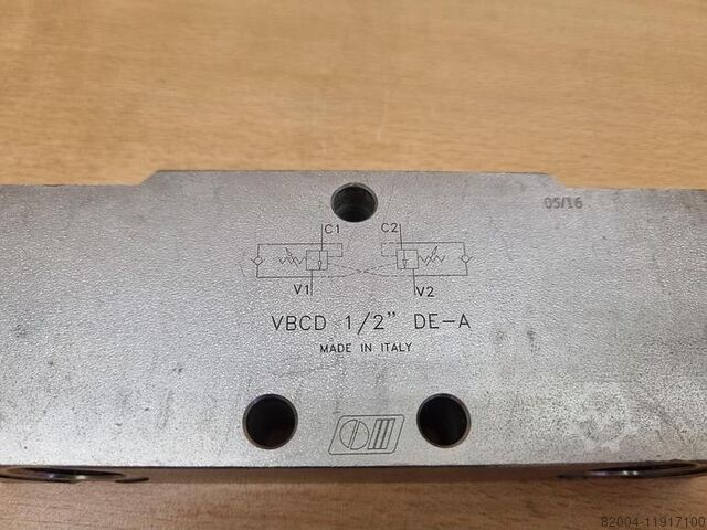 Klep DOUBLE ACTING COUNTER BALANCE VALVE VBCD 1/2'' DE - A