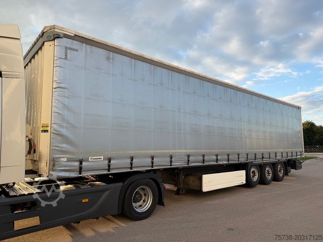 Semirimorchio con telone KRONE SD Pritsche+Schiebeplane+Edscha/Luft-Lift