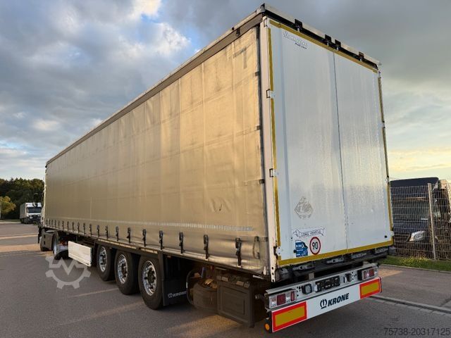 Semirimorchio con telone KRONE SD Pritsche+Schiebeplane+Edscha/Luft-Lift