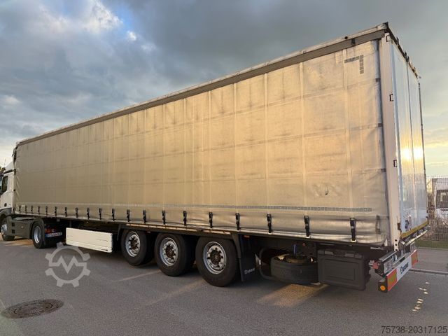 Semirimorchio con telone KRONE SD Pritsche+Schiebeplane+Edscha/Luft-Lift