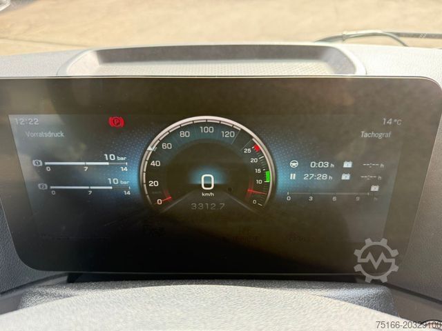 Vrachtauto met open laadbak MERCEDES-BENZ ACTROS 1833 L Pritsche/Plane 7,30 m LBW 2.000 kg