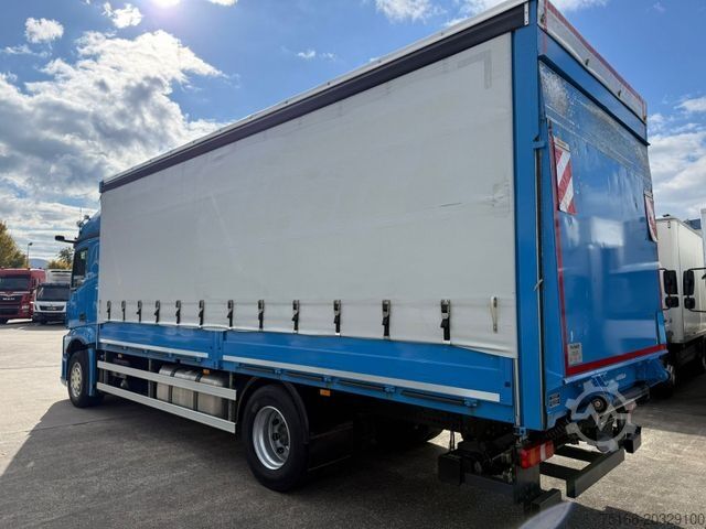 Vrachtauto met open laadbak MERCEDES-BENZ ACTROS 1833 L Pritsche/Plane 7,30 m LBW 2.000 kg