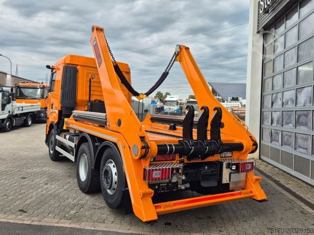 Skip truck IVECO AS280X58Y/ PS ON Hiab FTR18 Funk AHK Bett Cam