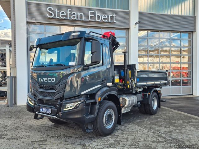 Trostrani kiperski kamion IVECO AD200X46/P HR OFF Palfinger PK 12.501 Funk AHK