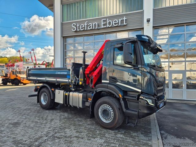 Trostrani kiperski kamion IVECO AD200X46/P HR OFF Palfinger PK 12.501 Funk AHK