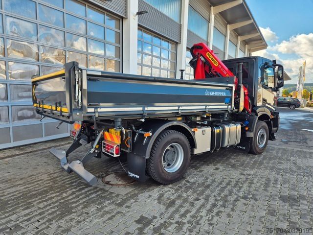 Trostrani kiperski kamion IVECO AD200X46/P HR OFF Palfinger PK 12.501 Funk AHK