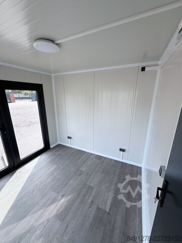 Wooncontainer Villex Modernes Gartenbüro in Holzoptik