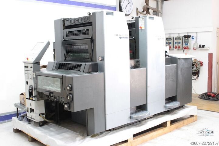 2 színes íves ofszet nyomdagép Heidelberg SM 52-2+