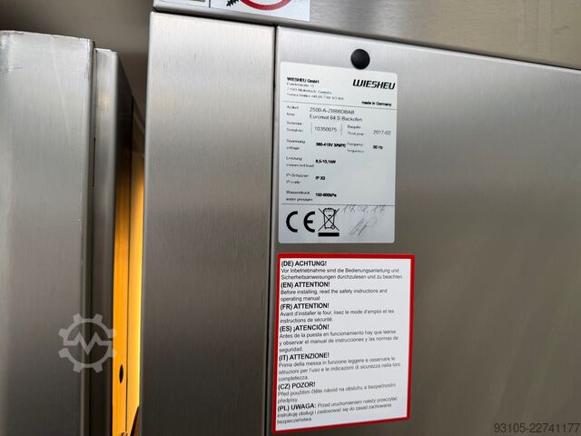 FORNO WIESHEU EUROMAT B5/B10 VARIO Wiesheu Euromat 64 S/L