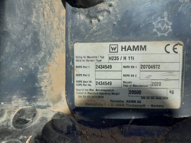 Rolo simples Hamm H11i