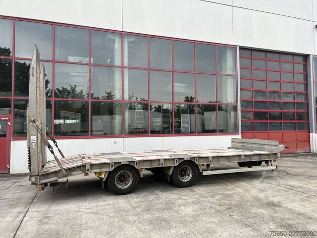 Alçak şasi römork Humbaur HBTZ  21 t Tandemtieflader
