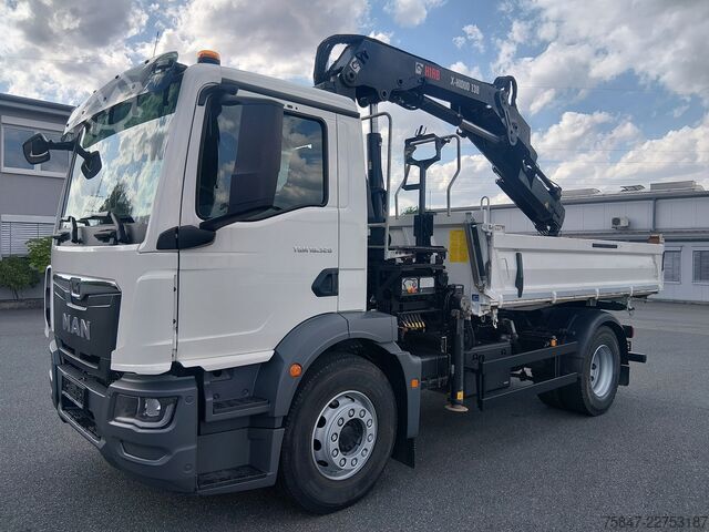 ανατρεπόμενο φορτηγό MAN TGM 18.320 BB HIAB X-Hiduo 138DS-3