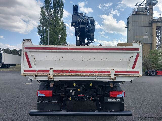 ανατρεπόμενο φορτηγό MAN TGM 18.320 BB HIAB X-Hiduo 138DS-3