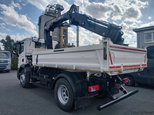 ανατρεπόμενο φορτηγό MAN TGM 18.320 BB HIAB X-Hiduo 138DS-3