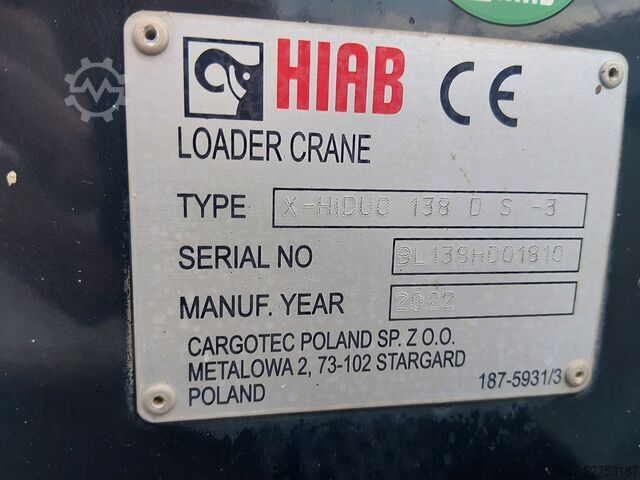 ανατρεπόμενο φορτηγό MAN TGM 18.320 BB HIAB X-Hiduo 138DS-3