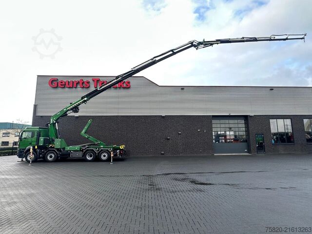 Vrachtwagen met kraan MAN TGS 35.510 8X4H-6 BL + FASSI 545 + JIB + HAAKAR...