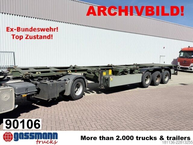 Ladskifteanhænger Doll U-74.0 3-Achs Containerchassis, 2x20/20/30/40ft,
