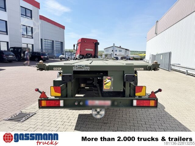 Ladskifteanhænger Doll U-74.0 3-Achs Containerchassis, 2x20/20/30/40ft,