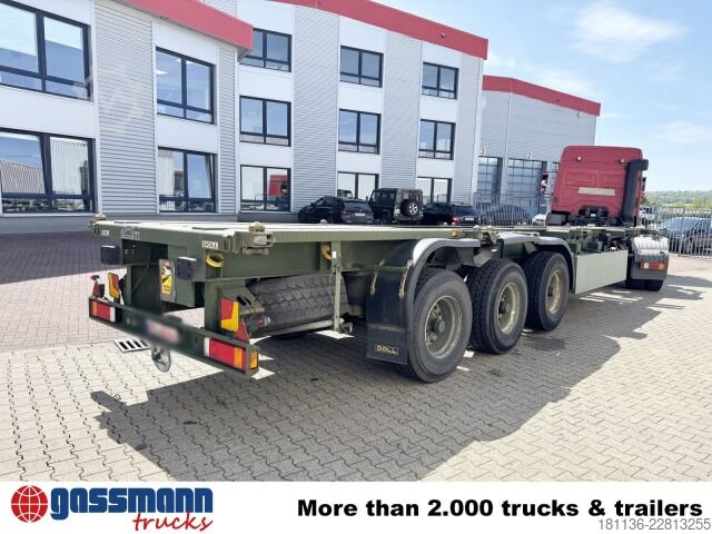 Ladskifteanhænger Doll U-74.0 3-Achs Containerchassis, 2x20/20/30/40ft,