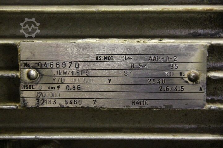 Filtersystem 1,1 kW unbekannt 1,1 kW