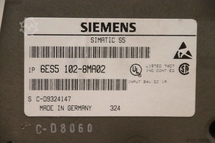 Κεντρική συνέλευση Siemens** 6ES5 102-8MA02 Simatic S5-100U  6ES5 275-OLA15