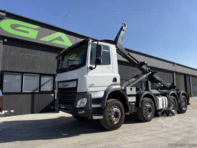 Autocamion cu cârlig pentru containere DAF CF85.460 Abrollkipper MEILLER 8x4 40Ton