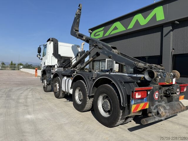 Autocamion cu cârlig pentru containere DAF CF85.460 Abrollkipper MEILLER 8x4 40Ton