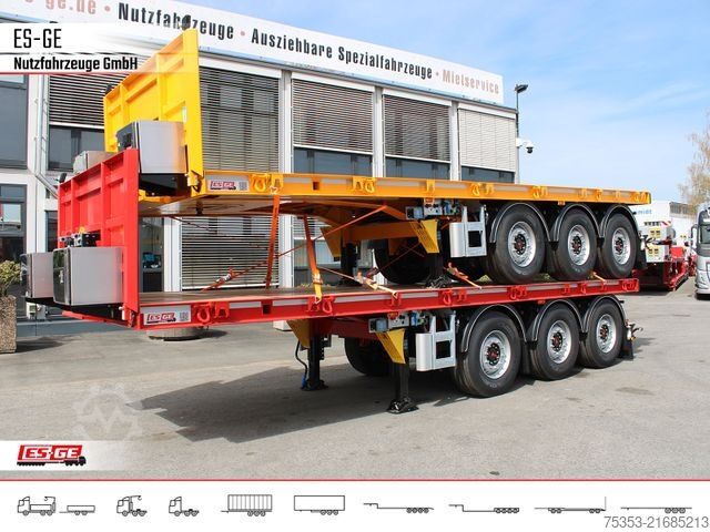 Arbetsplattform semitrailer ES-GE 3-Achs-Ballastauflieger