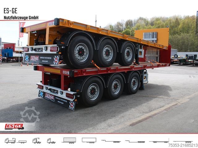 Arbetsplattform semitrailer ES-GE 3-Achs-Ballastauflieger